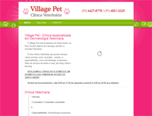 Tablet Screenshot of petvillage.com.br